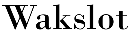 Wakslot